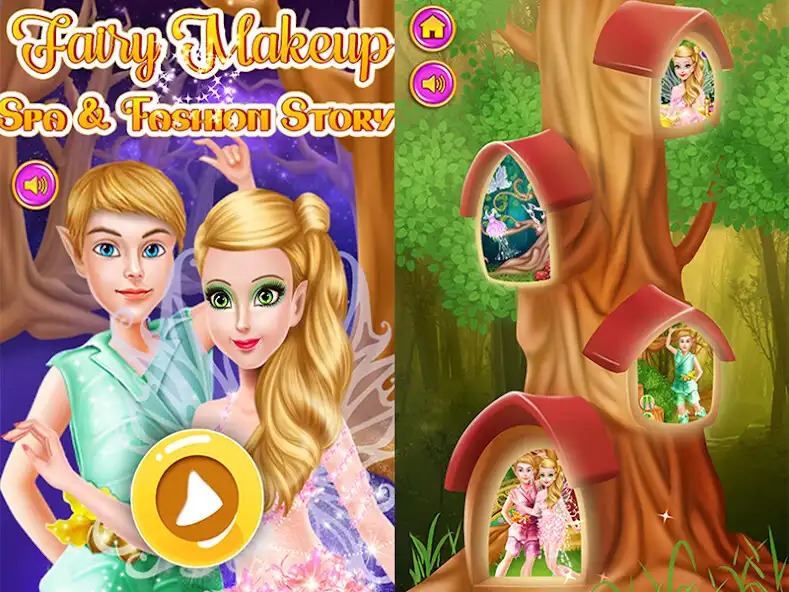 Play Fairy Makeup - Spa and Fashion Story  and enjoy Fairy Makeup - Spa and Fashion Story with UptoPlay
