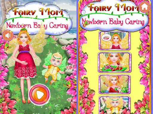 Play Fairy Mom Newborn Baby Caring  and enjoy Fairy Mom Newborn Baby Caring with UptoPlay