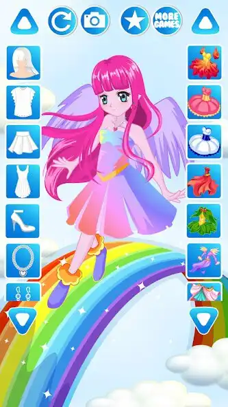 Play Fairy Pony Dress Up Game as an online game Fairy Pony Dress Up Game with UptoPlay