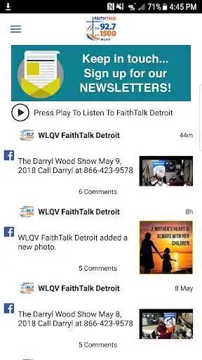 Play FaithTalk Detroit WLQV  and enjoy FaithTalk Detroit WLQV with UptoPlay