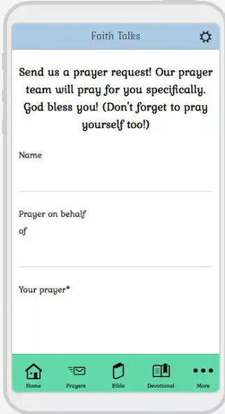 Play Faith Talks-Christian Chat App as an online game Faith Talks-Christian Chat App with UptoPlay