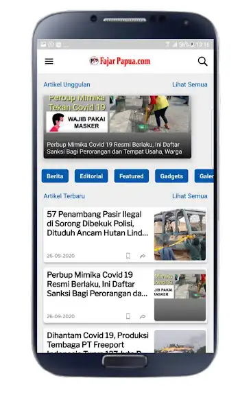 Play Fajar Papua - Berita Papua dan Indonesia Terkini as an online game Fajar Papua - Berita Papua dan Indonesia Terkini with UptoPlay