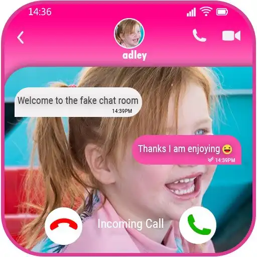 Play Fake Call a for Adley : video APK