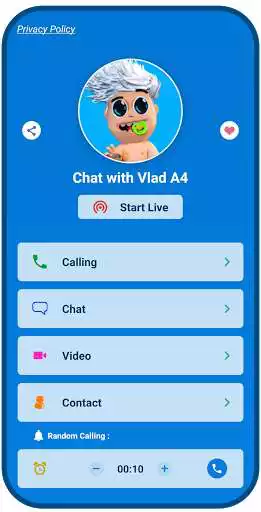 Play fake call and chat with vladA4 _prank  and enjoy fake call and chat with vladA4 _prank with UptoPlay