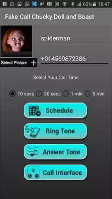 Play Fake Call Chucky Doll and Goast