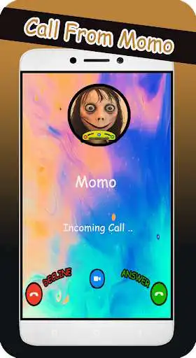 Play Fake Call  Creepy Momo Simulation as an online game Fake Call  Creepy Momo Simulation with UptoPlay