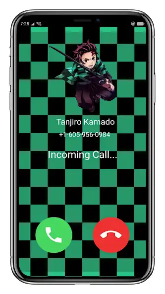 Play Fake Call, Demon Slayer as an online game Fake Call, Demon Slayer with UptoPlay