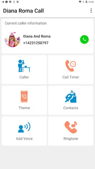 Play FAKE CALL DIANA AND ROMA  and enjoy FAKE CALL DIANA AND ROMA with UptoPlay