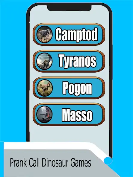 Play Fake Call Dinosaur Games as an online game Fake Call Dinosaur Games with UptoPlay