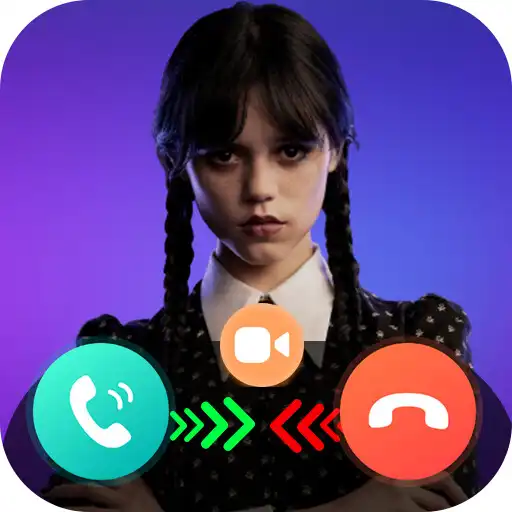 Play Fake call for Wednesday Addams APK Play Fake call for Wednesday Addams APK