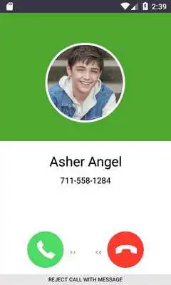 Play Fake Call From Asher Angel