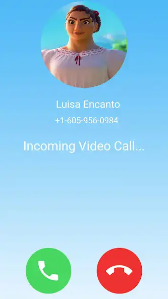 Play Fake Call From Luisa Encanto as an online game Fake Call From Luisa Encanto with UptoPlay