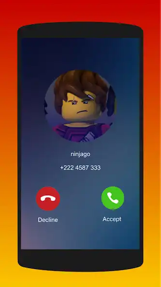 Play fake call from ninjago prank  and enjoy fake call from ninjago prank with UptoPlay