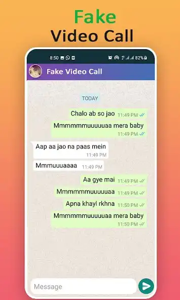 Play Fake Call-Fun prank video call as an online game Fake Call-Fun prank video call with UptoPlay