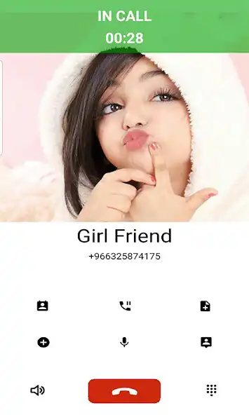 Play Fake Call Girlfriend - Prank as an online game Fake Call Girlfriend - Prank with UptoPlay