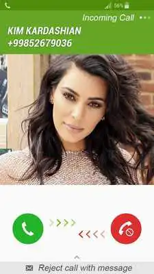 Play Fake Call Kim Kardashian