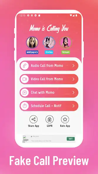 Play Fake Call Preview as an online game Fake Call Preview with UptoPlay