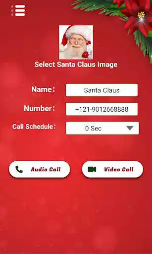 Play Fake Call Santa Claus - Video Call Santa Simulated  and enjoy Fake Call Santa Claus - Video Call Santa Simulated with UptoPlay