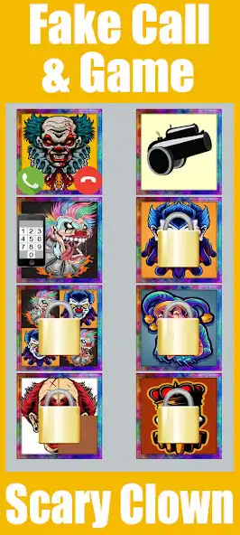 Play Fake Call Scary Clown Game as an online game Fake Call Scary Clown Game with UptoPlay