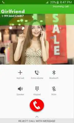 Play Fake Call-Sms Girlfriend