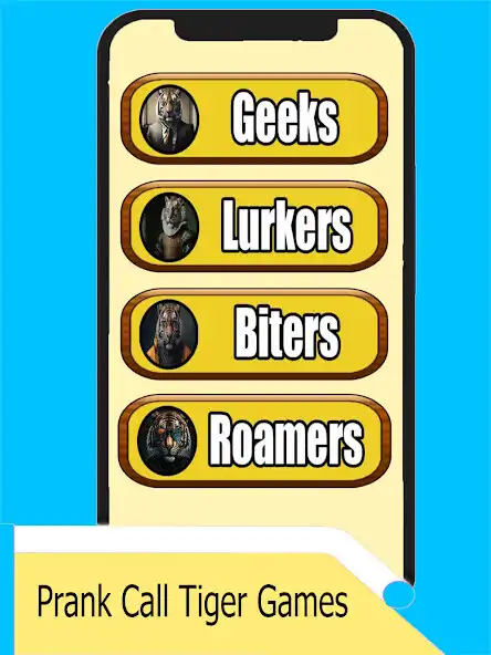 Play Fake Call Tiger Games as an online game Fake Call Tiger Games with UptoPlay