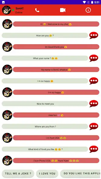 Play Fake Call Video Soniic Shadow as an online game Fake Call Video Soniic Shadow with UptoPlay