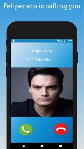 Play Fake Call With Felipe Neto as an online game Fake Call With Felipe Neto with UptoPlay