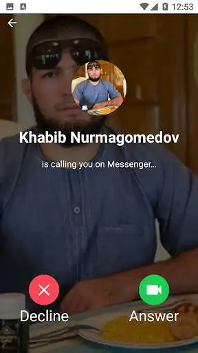 Play Fake Call with Khabib Nurmagomedov  and enjoy Fake Call with Khabib Nurmagomedov with UptoPlay