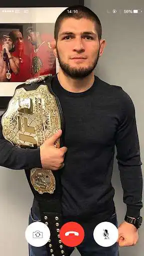 Play Fake Call with Khabib Nurmagomedov as an online game Fake Call with Khabib Nurmagomedov with UptoPlay