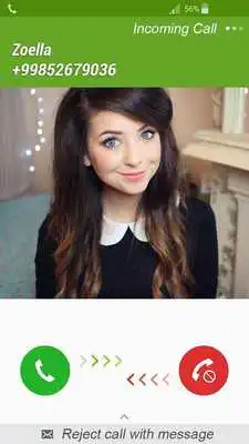 Play Fake Call Zoella