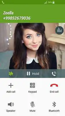 Play Fake Call Zoella
