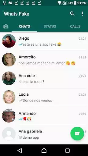 Play APK Fake chat messages  and enjoy Fake chat messages with UptoPlay com.electro_tex.fakechatconversation