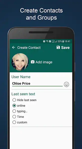 Play Fake Chat WhatsMock Text Prank as an online game Fake Chat WhatsMock Text Prank with UptoPlay