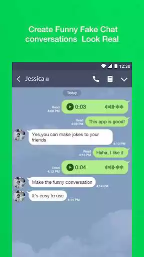 Play APK Fake conversation for line - Simulate Chat  and enjoy Fake conversation for line - Simulate Chat with UptoPlay cn.prankline.dh