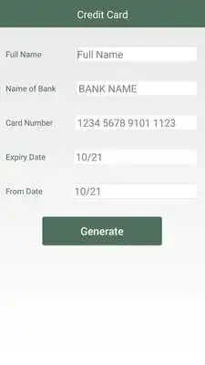 Play Fake Credit Card Maker