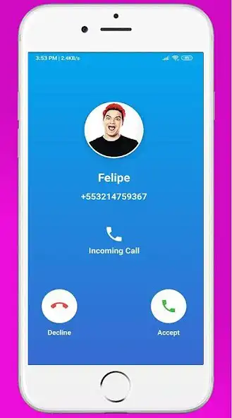 Play Fake Felipe Neto Call as an online game Fake Felipe Neto Call with UptoPlay