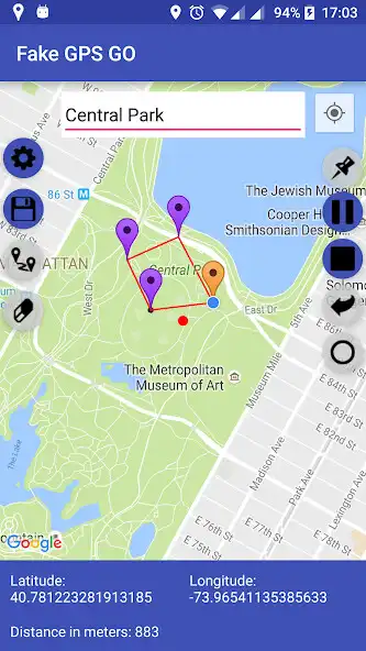 Play Fake GPS GO as an online game Fake GPS GO with UptoPlay
