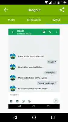 Play Fake HangOut Message