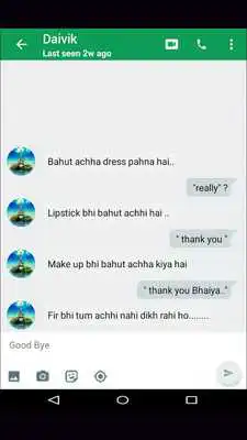 Play Fake HangOut Message