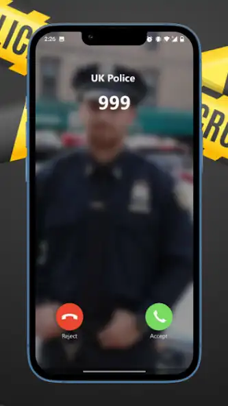 Play Fake police call prank app as an online game Fake police call prank app with UptoPlay