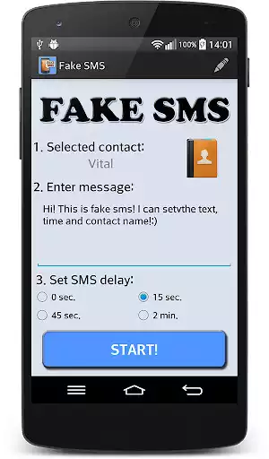 Play FAKE SMS message as an online game FAKE SMS message with UptoPlay