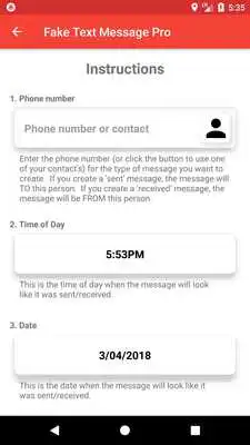 Play Fake Text Message Pro