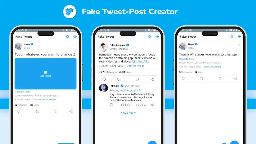 Play Fake Tweet Maker Post Creator  and enjoy Fake Tweet Maker Post Creator with UptoPlay