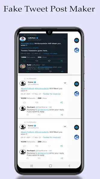 Play Fake Tweets, Fake Post Maker as an online game Fake Tweets, Fake Post Maker with UptoPlay