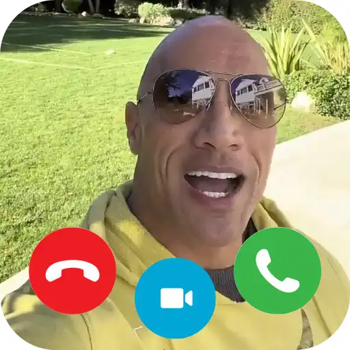 Play Fake Video Call Dwayne Johnson APK