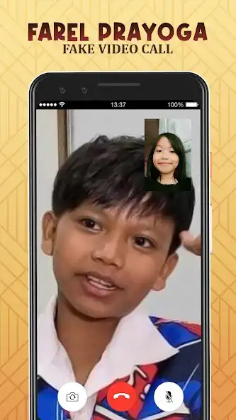 Play Fake Video Call Farel Prayoga  and enjoy Fake Video Call Farel Prayoga with UptoPlay