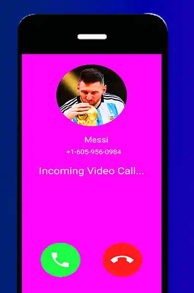 Play Fake Video Call From Messi  and enjoy Fake Video Call From Messi with UptoPlay