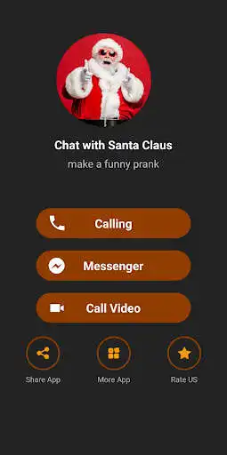 Play Fake Video Call From Santa  and enjoy Fake Video Call From Santa with UptoPlay