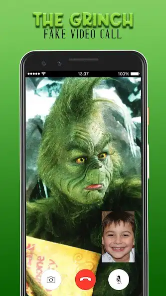 Play Fake Video Call The Grinch as an online game Fake Video Call The Grinch with UptoPlay
