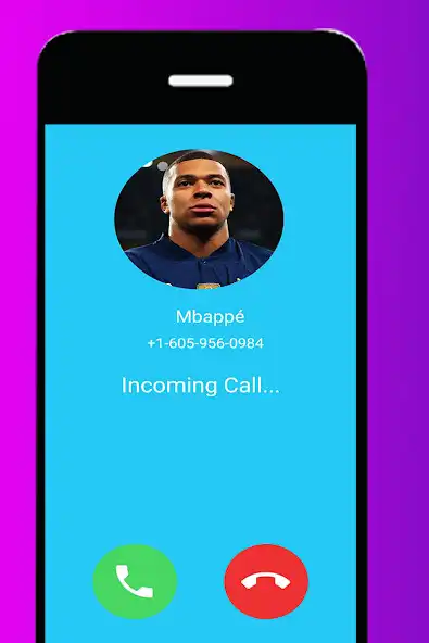 Play Fake Video Call with Mbappé as an online game Fake Video Call with Mbappé with UptoPlay